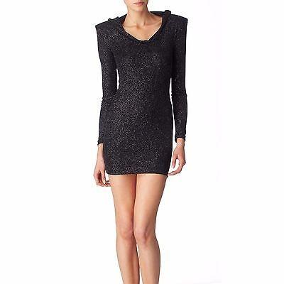 魅力的な レディース ドレス ワンピース ブライアンリッテンバーグ Brian Lichtenberg グリッター ダイヤモンド フード ドレス サイズ M ミディアム 新色追加 Sterlixambiental Com Br