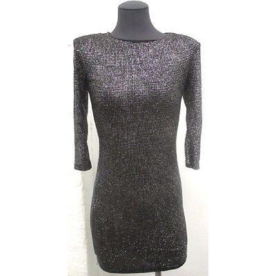 上質風合い レディース ドレス ワンピース ブライアンリッテンバーグ Brian Lichtenberg レディース 3 4 スリーブ Shoulder Pad Cocktail ドレス サイズ M 史上最も激安 Skylanceronline Com