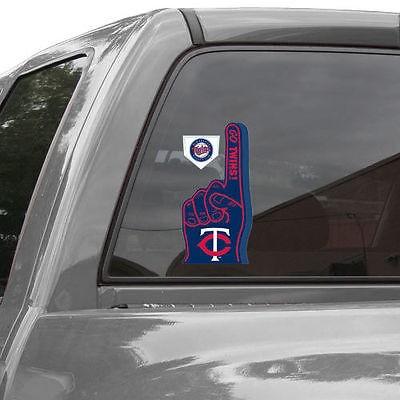 人気新品入荷 ウィンクラフト ベースボール MLB 野球 アメリカ USA 全米 Minnesota Twins 4'' x 9'' Ultra Decal Clings Sticker Sheet その他関連グッズ