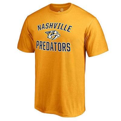 新品入荷 ホッケー ファナティックスブランディッド NHL Tシャツ Arch Victory ゴールド プレデターズ Nashville メジャー 全米 アメリカ その他アイスホッケー用品
