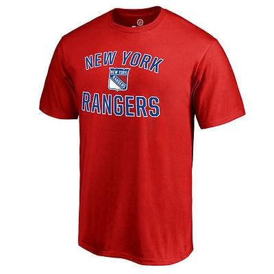 激安大特価！ ファナティックスブランディッド ホッケー NHL アメリカ 全米 メジャー New York Rangers レッド Victory Arch Tシャツ その他アイスホッケー用品
