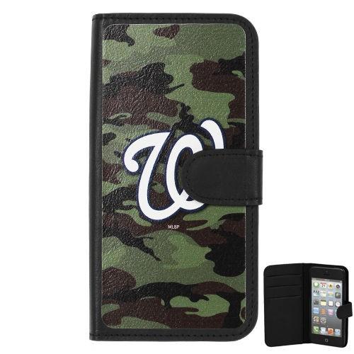 値頃 カヴァルー ケース Washington Nationals iPhone 5 Wallet - Camo iPhone用ケース