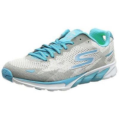 超目玉 アスレチック スケッチャーズ Skechers Usa Inc レディース Go Run 4 16 スニーカー White Turquoise 60 Off Www Skylanceronline Com