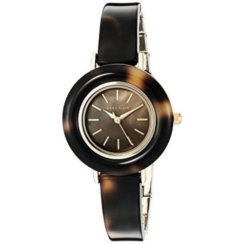 人気商品の 腕時計 アンクライン AK Anne Klein AK/2524BMTO レディース べっ甲調 レジン バングル 腕時計, 来福商店/靴クリームインソール 6abfe06a