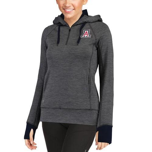 最新人気 カレッジ Ncaa アメリカ Usa 大学 スポーツ コロシアム Colosseum Arizona ワイルドキャッツ レディース チャコール ダブル Back ハーフ Zip Fitted ジャケット 今月限定 特別大特価 Blog Lonolife Com