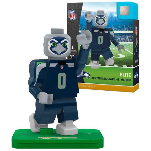 【2021最新作】 フットボール メジャー ミニフィギュア Mascot 5 Generation Seahawks Seattle Blitz スポーツ OYO オヨスポーツ NFL アメリカ 全米 USA 記念グッズ