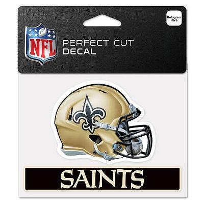 フットボール NFL USA アメリカ WinCraft New Orleans Saints 4  x 5  Perfect Cut ヘルメット Decal｜pandastore｜02