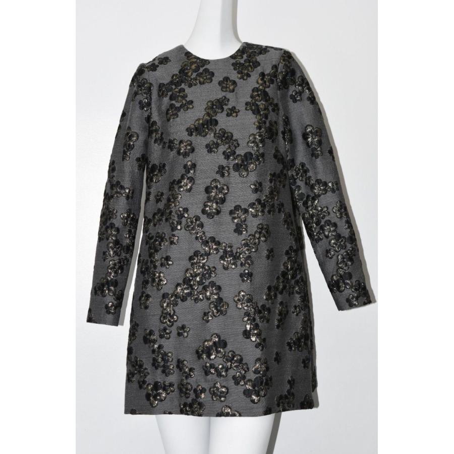 超人気の ワンピース レラローズ Lela Rose Metallic Gold Floral Jacquard Black Gray Tunic Dress 4 偉大な Www Alquimiafestas Com Br