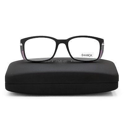 スタルク フレーム アイズ アイグラス フレーム レンズ 眼鏡 サングラス Starck Eyes 3008m Sh 3008m アイグラス 0006 ブラック パープル フレーム Rx Clear レンズ 51 ミリ E パンダストア