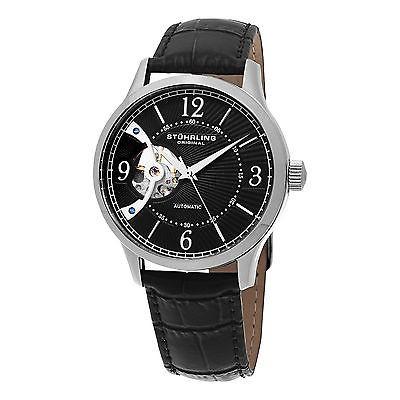 【SALE／55%OFF】 ストゥーリングオリジナル腕時計Stuhrling Original メンズ 987.02 Classique オートマチック ブラック レザー ストラップ 腕時計 腕時計