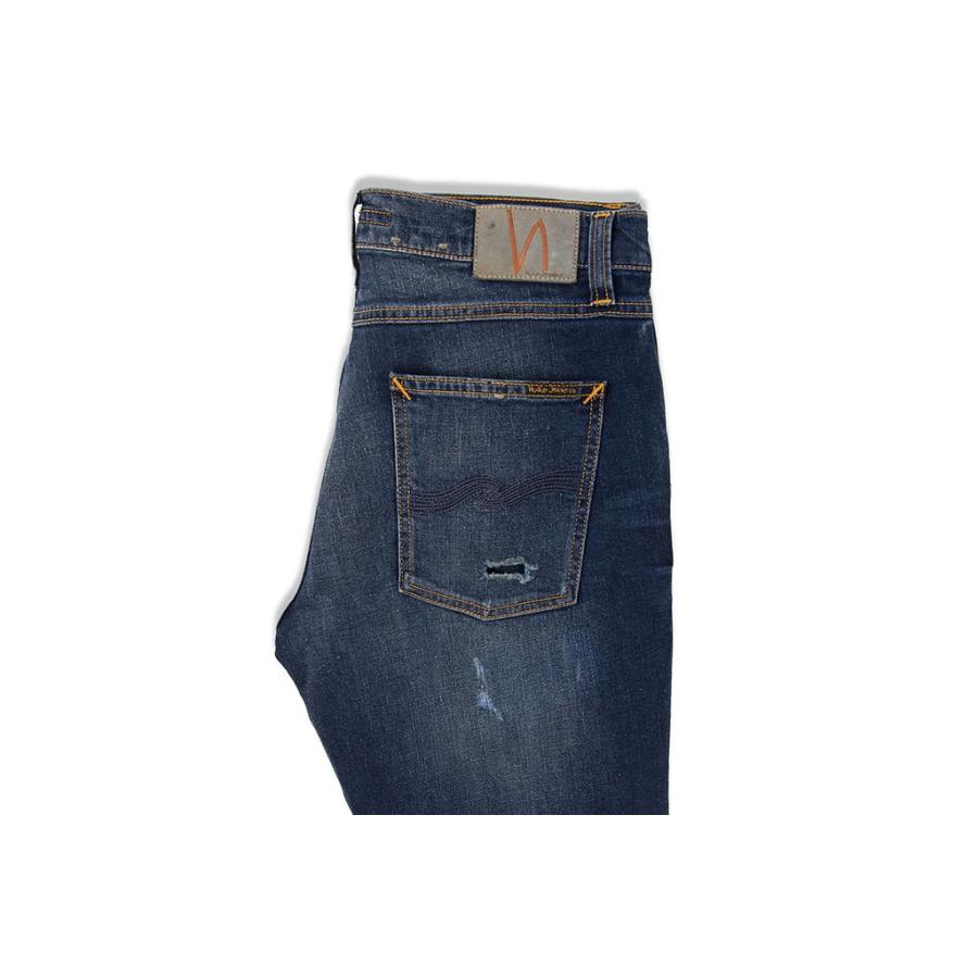 店名 ジーンズ ヌーディージーンズ Nudie Jeans Lean Dean in Mended