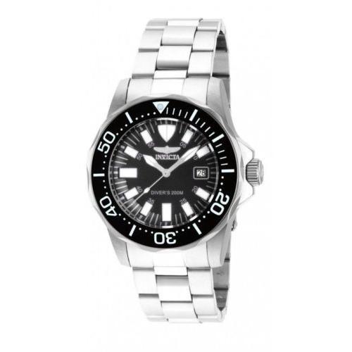 話題の人気 Diver Pro Invicta15026 メンズ インヴィクタ 腕時計 アナログ 腕時計 スチール ステンレス ダイヤル ブラック ディスプレイ 腕時計