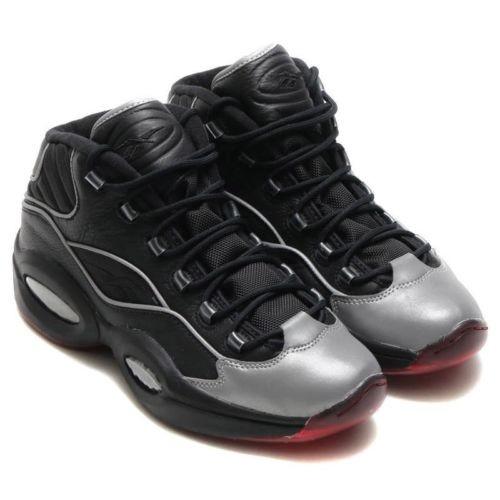 reebok question black silver
