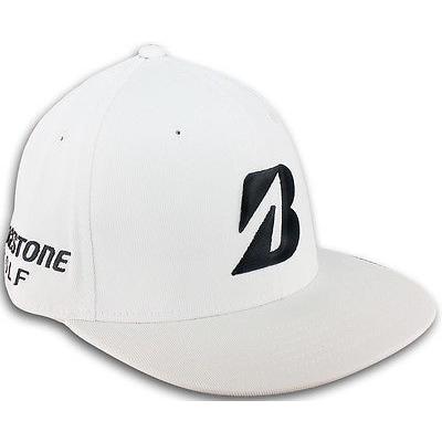 【2022春夏新色】 帽子 バイザー ゴルフ ブリヂストン hat ゴルフ メンズ LXL ホワイト  Cap Bill フラット Tour Bridgeストーン その他帽子