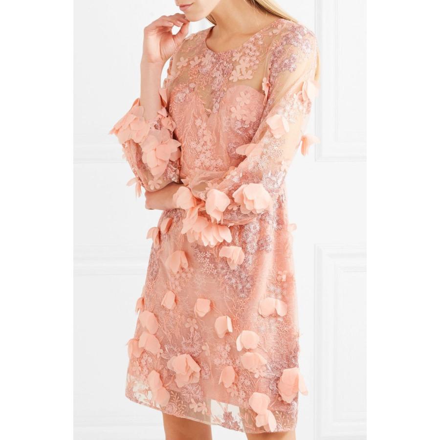 新入荷 ワンピース マルケッサ ノッテ Marchesa Notte Pink 3d Floral Embroidered Dress Lace Blush Nude 0 8 10 E パンダストア 通販 Yahoo ショッピング 期間限定特価 Gestion Etechnologies Shop