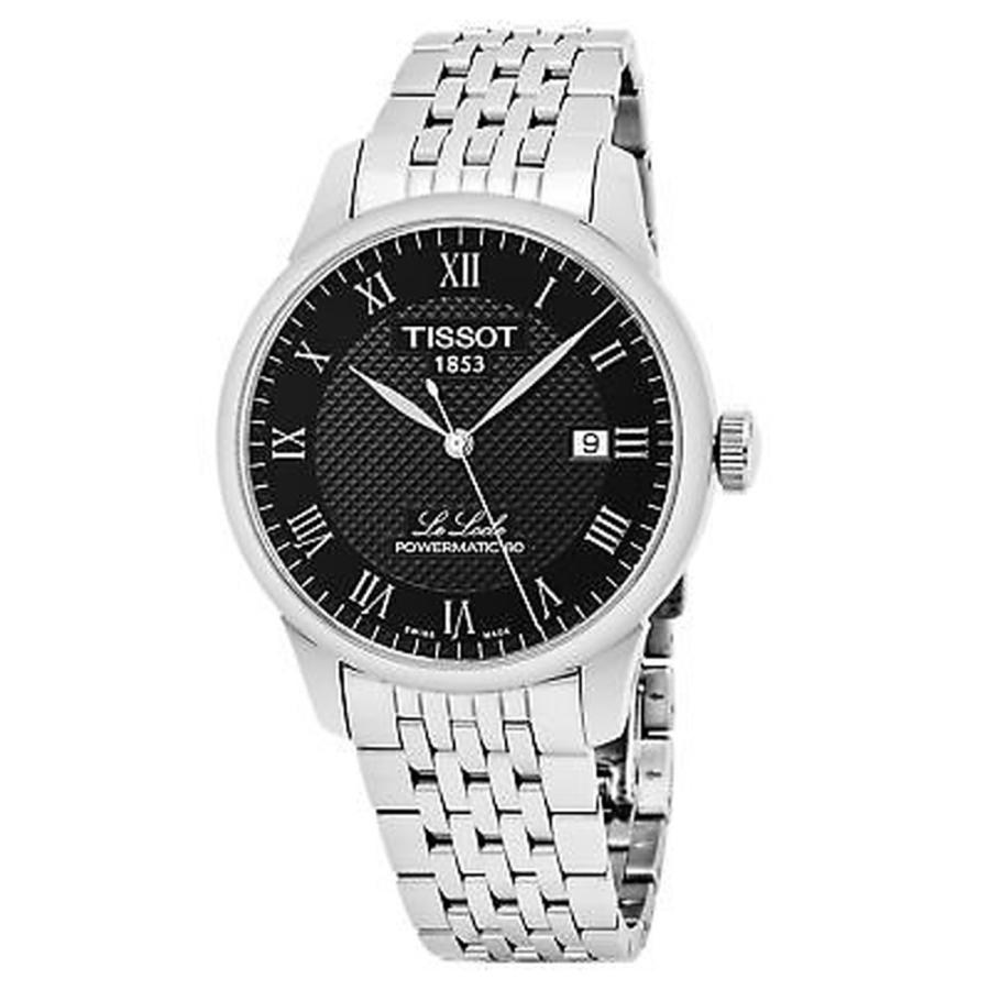 公式の店舗 T006 40 71 10 53 00 メンズ Tissot ティソット 海外買付直輸入セレブ愛用ブランド商品 Le Swiss Steel Stainless Dial Black Locle メンズ腕時計 Albinofoundation Org
