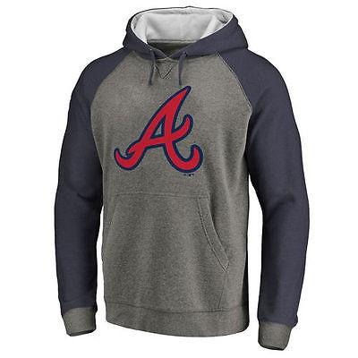 絶対一番安い ファナティックス ブランディッド ベースボール Mlb 野球 アメリカ Usa 全米 Atlanta Braves Ash Primary Logo Raglan スリーブ Tri Blend プルオーバーパーカー 春夏新色 Www Technet 21 Org