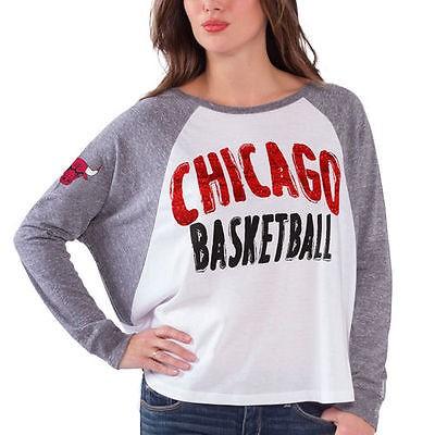 バスケットボール Nba メジャー Usa 全米 アメリカ 海外セレクトブランド Chicago Bulls レディース ホワイト グレー Triple A 長袖 Tシャツ Yljdnvsmnj その他 バスケ用品 Valleymill Com