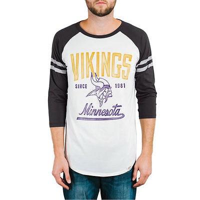 【日本限定モデル】  4 3 American All ブラック ホワイト Vikings Minnesota Food Junk ジャンクフード NFL アメリカ 全米 USA メジャー フットボール スリーブ Tシャツ Raglan 記念グッズ