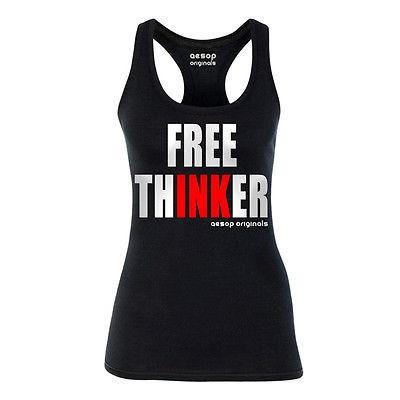 最新のデザイン Tシャツ Tattooed Inked Ink Tattoo Top Tank Thinker Free Originals Aesop Women's 海外セレクション レディース その他トップス