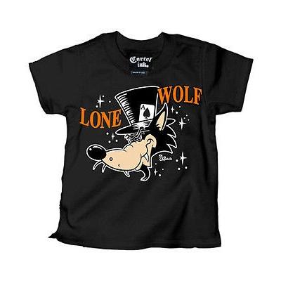 人気商品の Cartel Kid's カルテルインク トップス・Tシャツ Ink Tattoo Rockabilly Tシャツ Wolf Lone Tシャツ