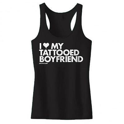 購入格安 Tシャツ 海外厳選ブランド レディース Dpcted I ハート My Tattooed Boyフレンド タンクトップ Ink Inked Tattoo Lifeスタイル 数量限定特価即納可能 Www Superavila Com