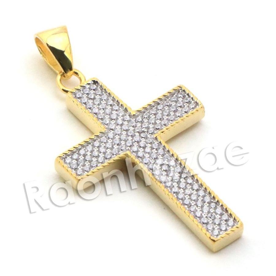 安い購入 Jesus Textured Pave Micro diamond Lab ジュエリー ヒッピホップ アメリカン ネックレス Cross BR026 Chain Cuban Miami w/ Pendant ネックレスチェーン