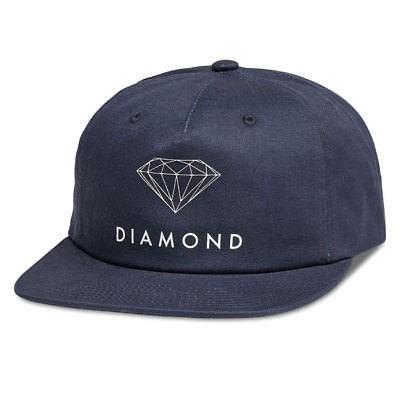 新しいコレクション 帽子 ダイアモンド サプライ カンパニー Diamond Supply Co. Men's Futura Sign Unconstructed Snapback Hat Navy Blue Cap その他帽子
