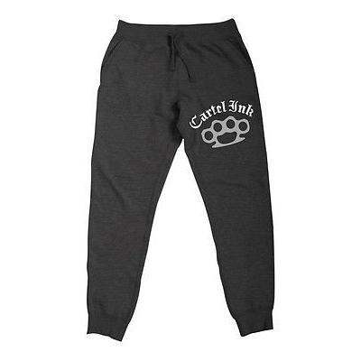 安いそれに目立つ パンツ メンズ 海外セレクション Men S Cartel Ink Ready To Rumble Logo Fleece Sweat Pants Brass Knuckles Tattoo 人気ブランド Skylanceronline Com