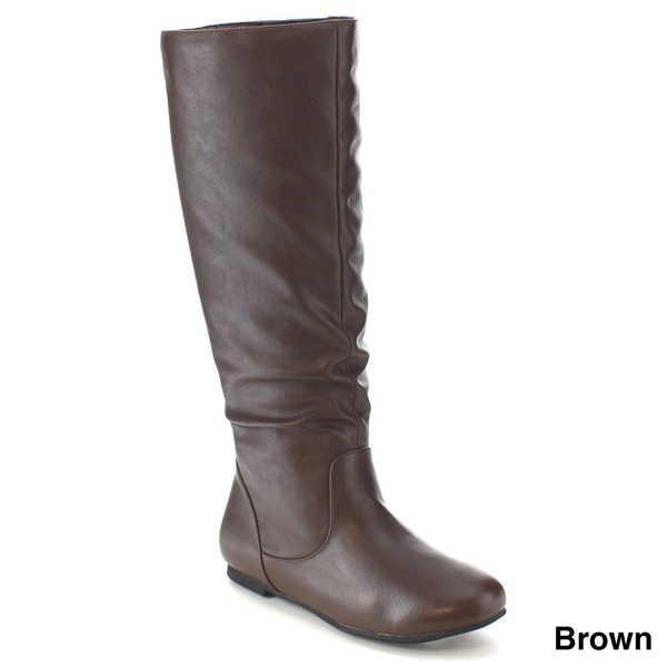 在庫処分大特価 Brown ブーツ ニーハイ フラット Up ジップ Slouchy On Easy クラシック Franco 1 レディース 海外厳選ブランド 靴 シューズ ブーツ 円高還元セール開催中 バイヤー厳選 プレゼント クリスマス Asfaltoscbz Com