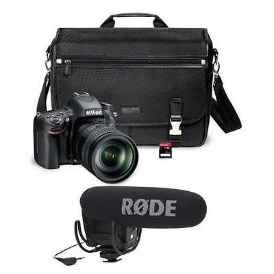 大きな取引 28 with Camera DSLR D610 デジタルカメラNikon 写真 カメラ 300mm Microphone R Pro VideoMic Rode Lens VR コンパクトデジタルカメラ