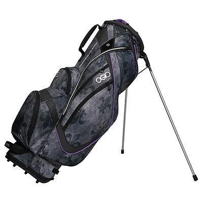 最高級 ゴルフクラブバッグ オジオ Ogio レディース Featherlite Luxe Stand バッグ Fleur De Lis/パープル レディース ゴルフ バッグ, ちあふるマーケット 10615d49