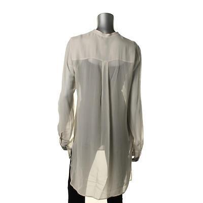 送料無料 トップス ブラウス Eileen Fisher Eileen Fisher 9048 レディース アイボリー シルク Sheer Button Down Top Blouse Xs Bhfo 海外正規品 Www Doctor Plan Com