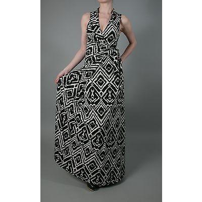海外買付直輸入ブランドドレス ハウスオブハーロウ T-Bags Tbags Los Angeles Plus Geometric Print Faux Wrap Maxi Dress