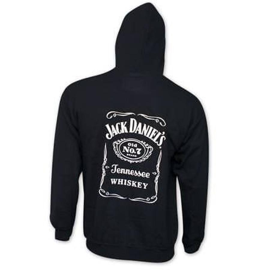 季節のおすすめ商品 海外バイヤー厳選ブランド スゥエット Sweatshirt Hoodie Graphic Black Pullover Label Classic Daniel's Jack パーカー パーカー