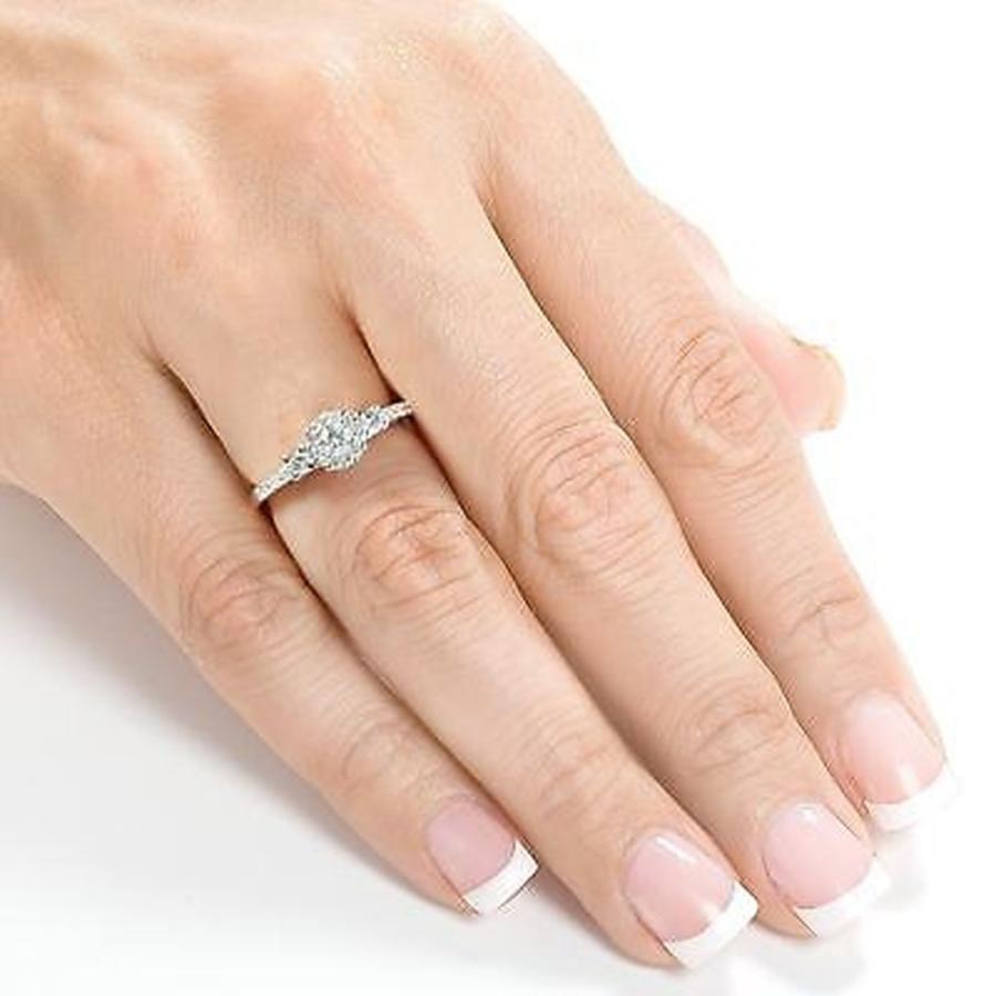 人気ブランドを 婚約指輪 安い ダイヤモンド プラチナ 0.2カラット