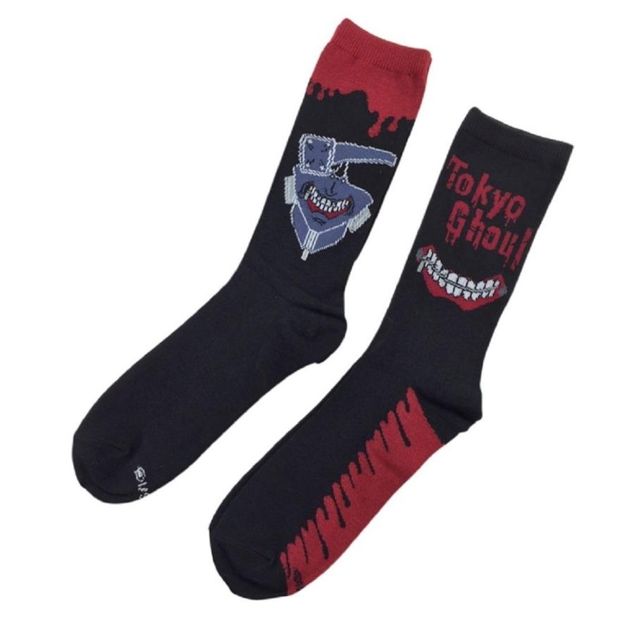激安大特価 海外買付直輸入キャラクターアパレルグッズ トーキョーグール Socks Crew Pack 2 Licensed Officially Anime Bloody Ghoul Tokyo ソックス ユニセックス 靴下 Www Hardtimegear Com