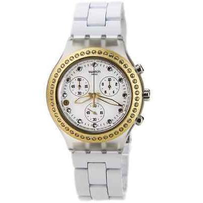 偉大な 腕時計 スウォッチ S腕時計 Full Blooded Marvelous イエロー ゴールド ベゼル ホワイト 腕時計 43ミリ Svck4068ag 160 パンダストア 通販 Yahoo ショッピング メーカー包装済 Motorisac Com