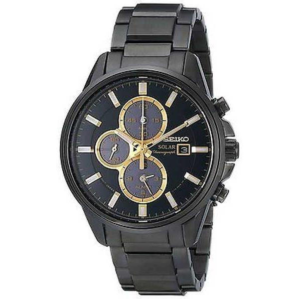 大阪お買い得 腕時計 セイコー Seiko Core Ssc269 メンズ ソーラー ブラック ステンレス スチール ブラック ダイヤル クロノグラフ 腕時計 安い店の割引 Klinikhukum Gorontalokota Go Id
