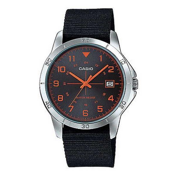 2021年ファッション福袋 ブラック バンド ファブリック ミリタリー スタンダード メンズ MTP-V008B-1B Casio カシオ 腕時計 ダイヤル 腕時計 デート 腕時計