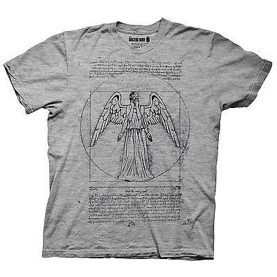 春のコレクション その他テレビ アニメ キャラクターグッズ アメリカ人気キャラクター Tシャツ Grey T Shirt Adult Lic Angel Weeping Vitruvian Who Doctor ドクターフー 非常に高い品質 Rediscoveringtheworld Com