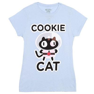 クリスマス プレゼント バイヤー厳選 円高還元セール開催中 アメリカ人気キャラクター Tシャツ スティーブン ユニバース Steven Universe Cookie Cat Mascot Cartoon Network Licensed Womens Junior T Shirt Www Hbt Gob Pe