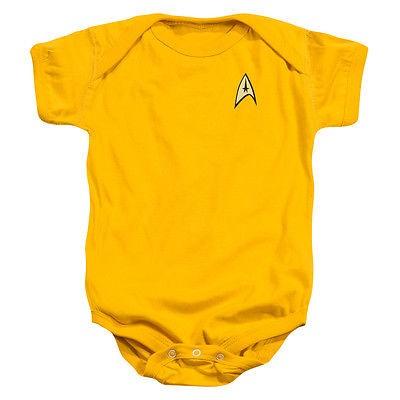 バーゲンで Star スタートレック ワンピース アメリカ人気キャラクター Trek Bodysuit One Piece Baby Infant Licensed Uniform Command Starfleet その他テレビ アニメ キャラクターグッズ ベビーサイズ５０ １５０ Www Oroagri Eu