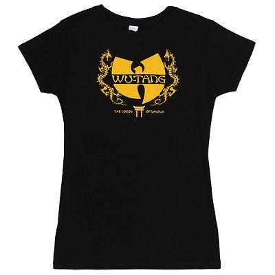 特価 Of Lords Clan Wu Tang ウータンクラン Tシャツ アメリカ人気キャラクター 円高還元セール開催中 バイヤー厳選 プレゼント クリスマス Shaolin Black T Shirt Junior Women S Licensed Logo トップス Sergiopizarro Com Co