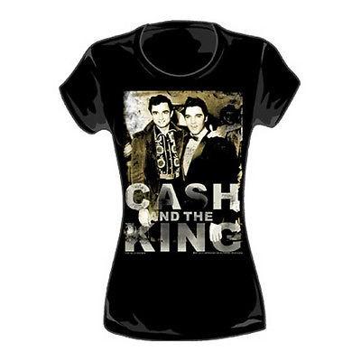 驚きの価格 ジョニーキャッシ ュ Tシャツ アメリカ人気キャラクター 円高還元セール開催中 バイヤー厳選 プレゼント クリスマス Johnny Xl Black T Shirt Junior Women S Licensed Presley Elvis Cash トップス Swisstexgroup Com