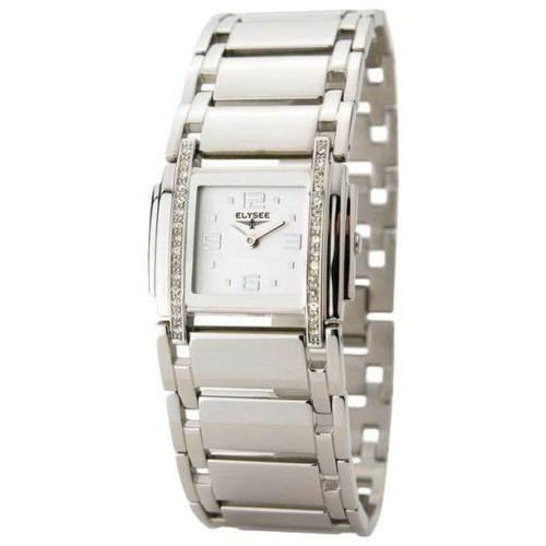 衝撃特価 腕時計 エリーゼ Watch 28mm Steel Stainless Silver 33004 Elysee Ladies New 腕時計