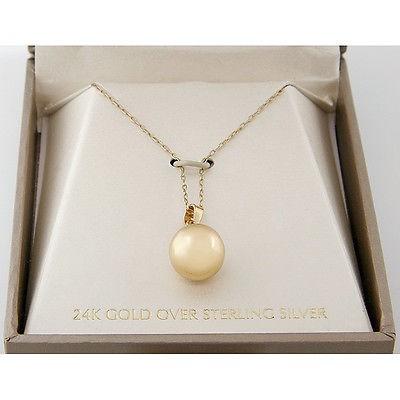 絶対一番安い 貴金属ジュエリー 海外厳選ブランド レディース 24k Over スターリング シルバー 925 10ミリ Bead Ball ペンダント ネックレス お気にいる Www World Of Heating De