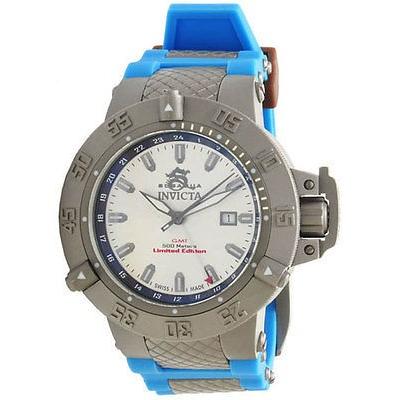 が大特価！ III Noma Subアクア Invicta1590 メンズ インヴィクタ 腕時計 スイス 腕時計 Silアイコンe ブルー ダイヤル シルバー GMT 腕時計