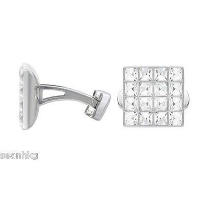 New限定品 カフス スワロフスキー Swarovski Tao Crystal Cufflinks Stainless Steel Crystal Authentic Mib E パンダストア 通販 Yahoo ショッピング オープニング大放出セール Skylanceronline Com