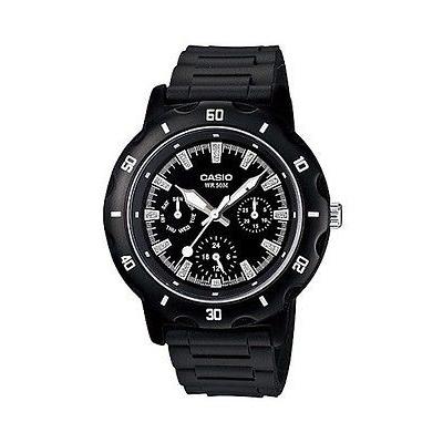 新品本物  カシオ 腕時計 ストラップ レジン ダイヤル アナログ ブラック デート デイ レディース LTP1328 腕時計